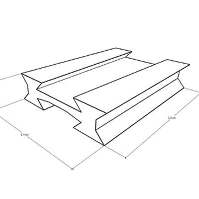 Mortise and tenon adapter 03 (10pcs / group)